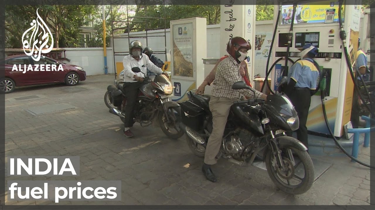 India blames Ukraine war for record-high fuel prices