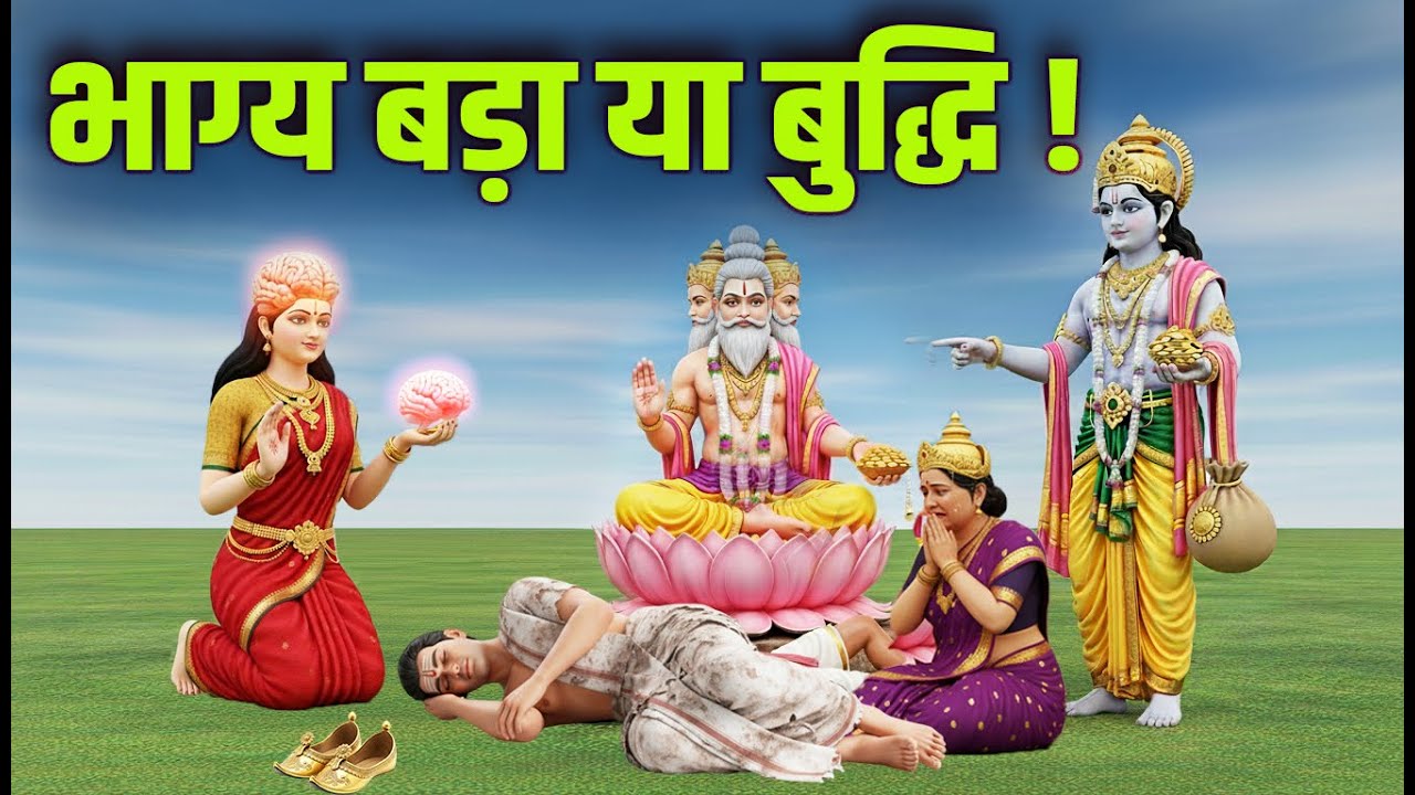 भाग्य बड़ा या बुद्धि ! Bhagya Bada Ya Buddhi ?