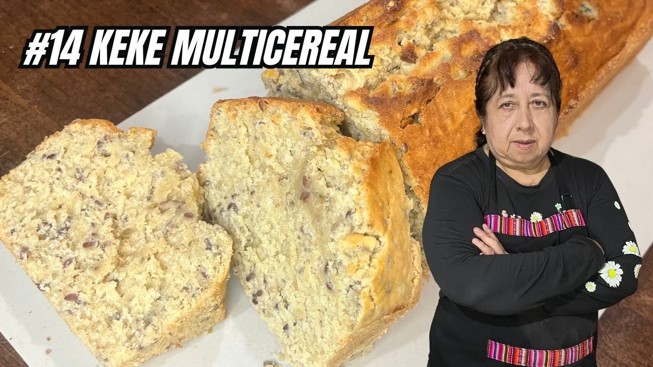 KEKE MULTICEREAL en licuadora (linaza, chía, avena y ajonjolí) | Eliana Galindo
