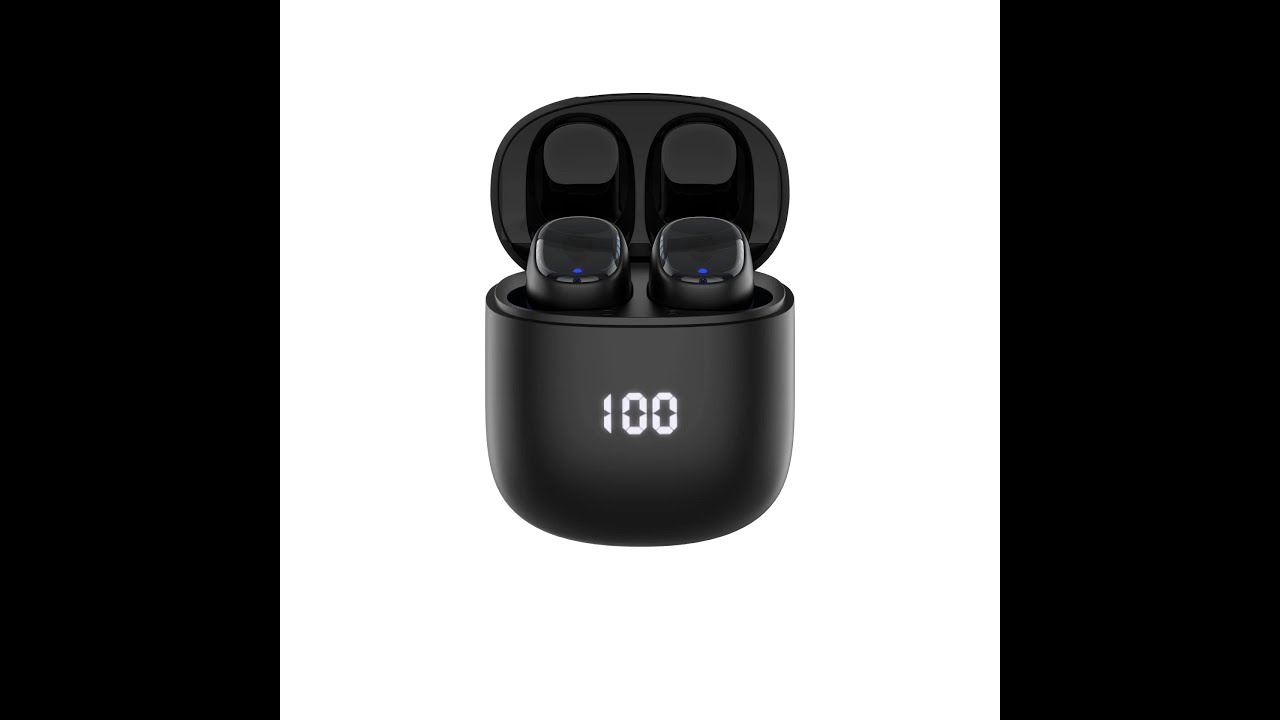 Беспроводные наушники с микрофоном Air Buds Pro, TWS, BT 5.3, LED, 300 мАч, черный