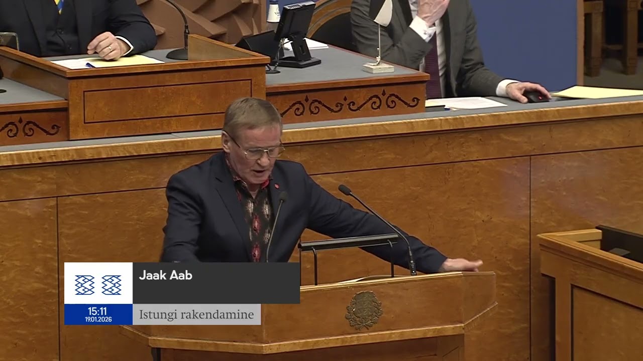 Riigikogu istung, 19.01.2026