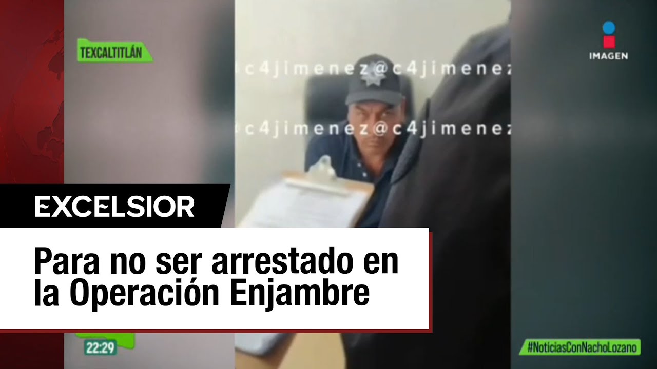 Jefe de policía en Texcaltitlán se quita la vida para evitar ser arrestado durante un operativo