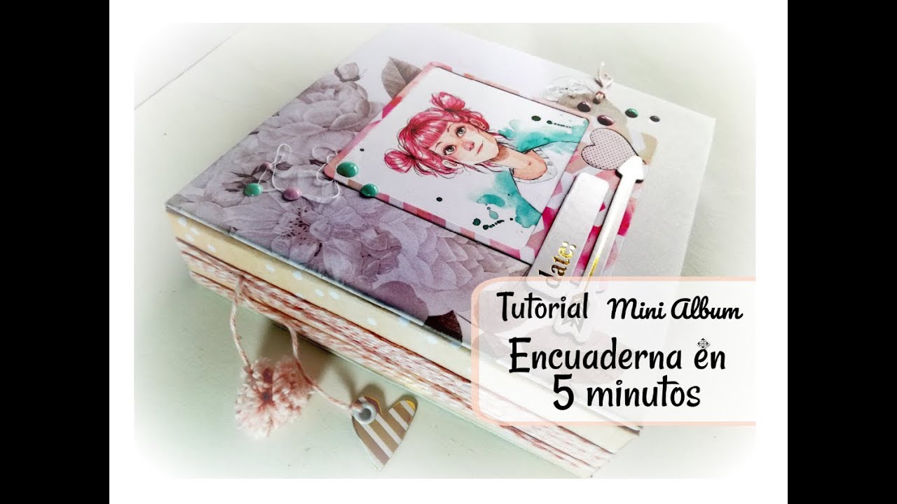 TUTORIAL SCRAPBOOKING - ÁLBUM ENCUADERNACIÓN CON HILO