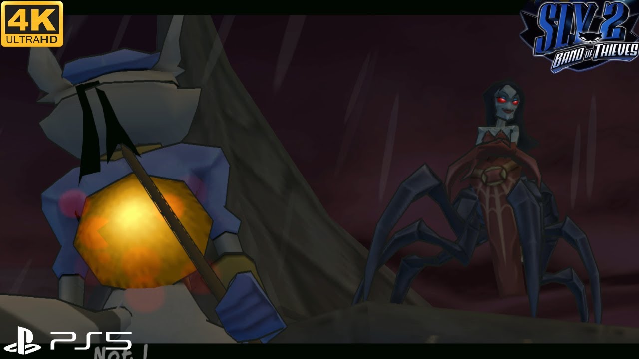 Sly Cooper vs The Contessa - Sly 2 Band of Thieves PS5 (4K 60FPS)
