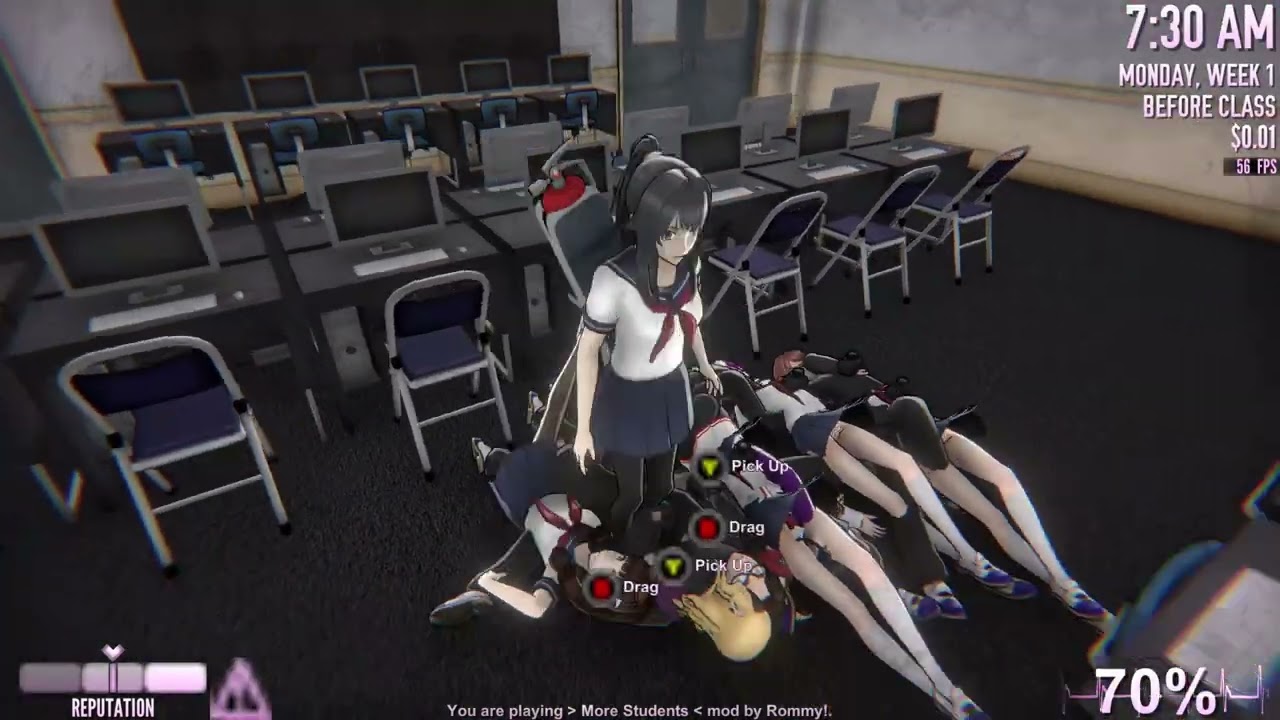 Genocide Ending in the 200 Students MOD (Easy & Safe) | Yandere Simulator Mod
