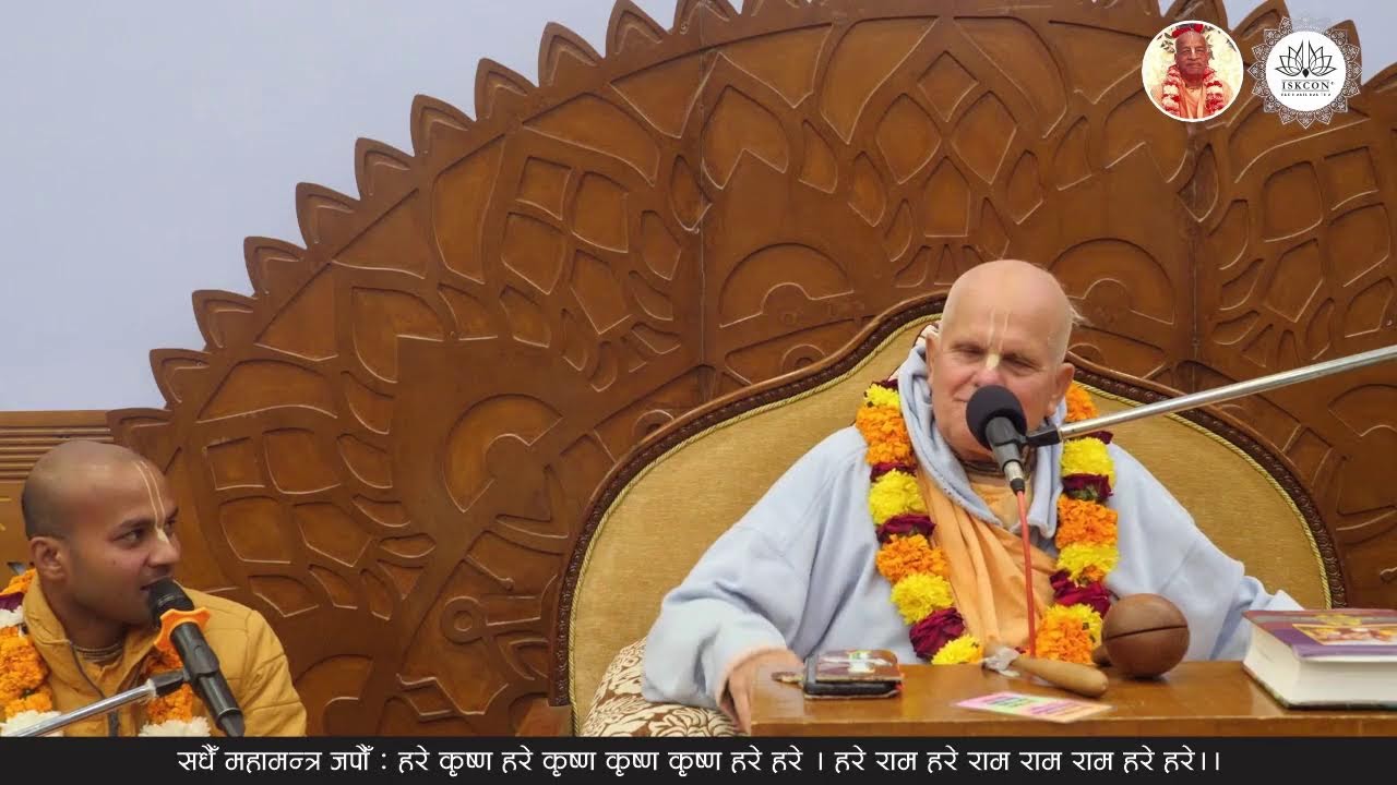 Srimad Bhagavatam class by HH Mahavishnu Swami Maharaj | SB 4.29.36-37