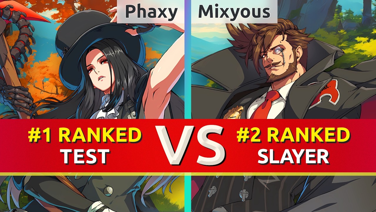 GGST 2.00 ▰ Phaxy (#1 Ranked Testament) vs Mixyous (#2 Ranked Slayer). High Level Gameplay