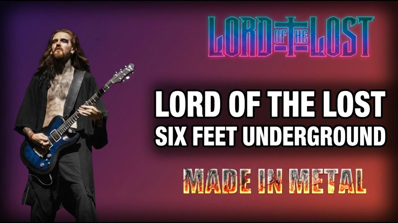 AMAZING PERFORMANCE! Lord of the Lost - Six Feet Underground (Live 2025) 4K