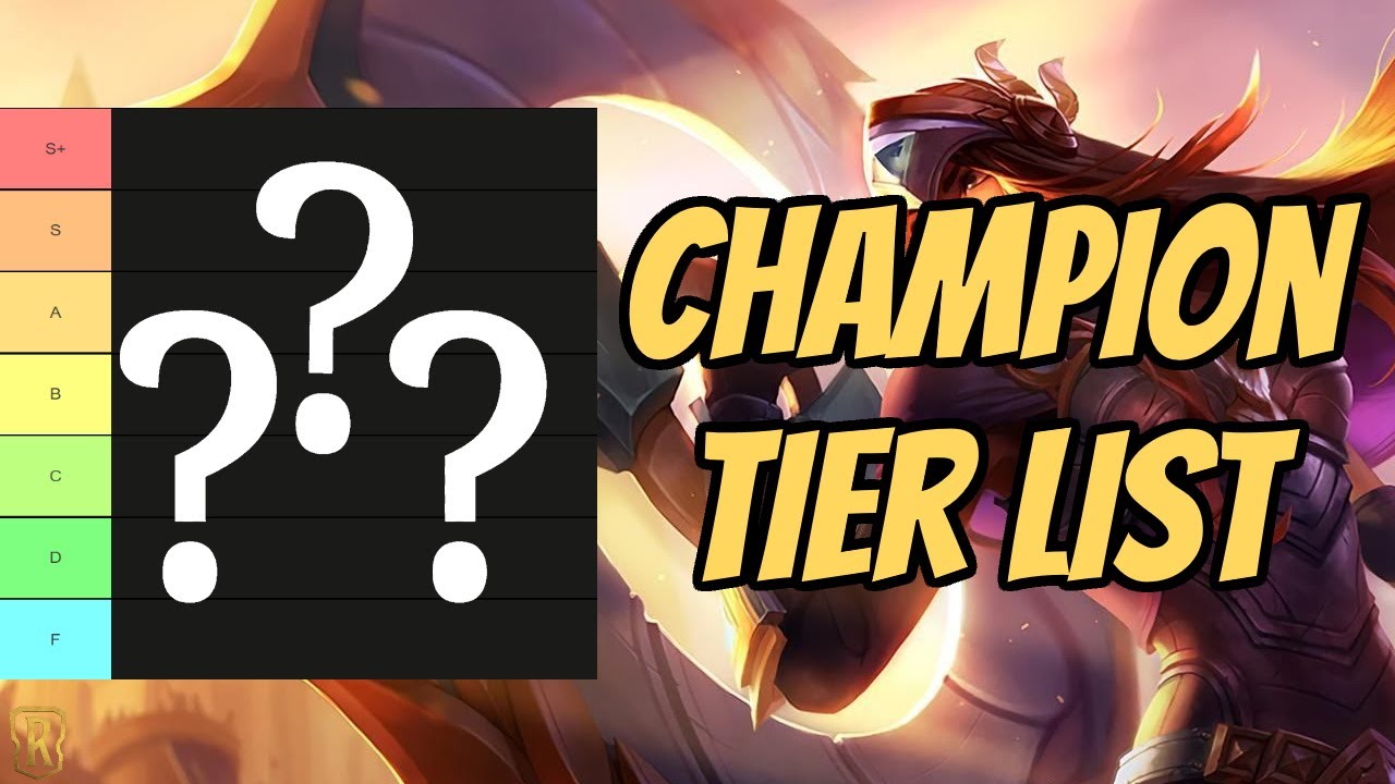 Rank #1 Player CHAMPION TIER LIST | Legends of Runeterra