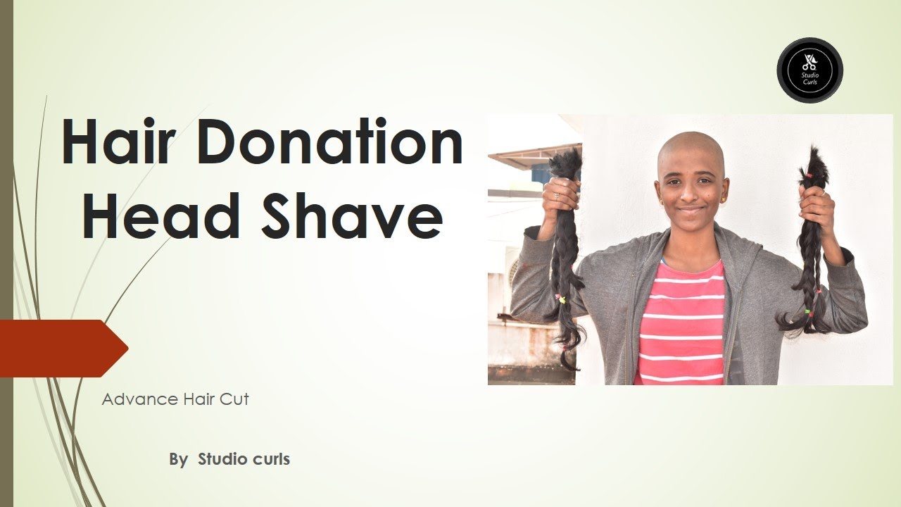 TANUJA HEAD SHAVE | HAIR DONATION | STUDIO CURLS #headshave #hairdonation #girlheadshave #tamilgirls