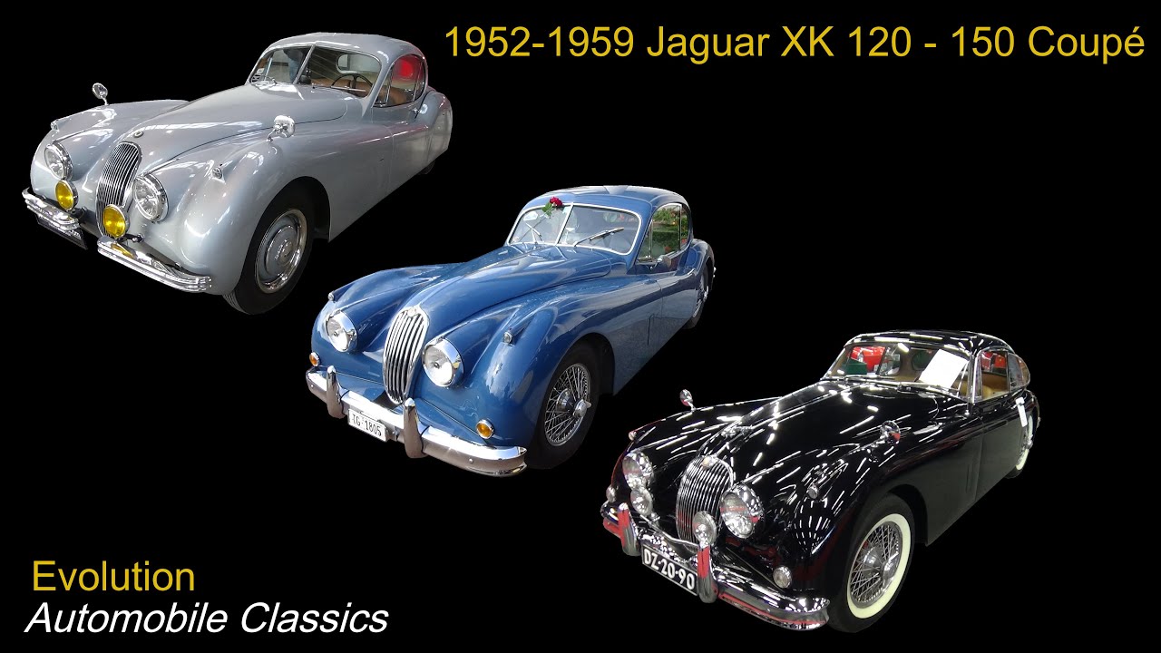 1952 - 1959 Jaguar XK 120 - 150 Coupé Evolution