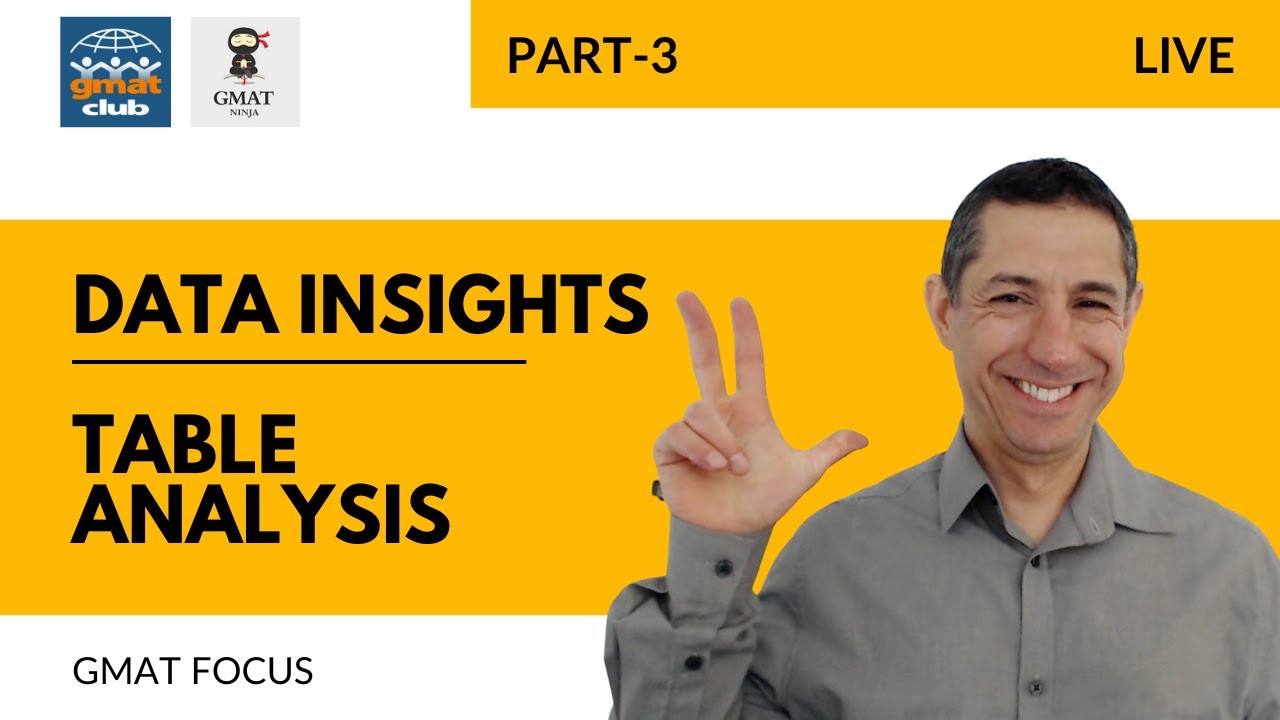 Table Analysis: Embracing Excel Gone (sorta) Wrong: GMAT Ninja Data Insights EP3