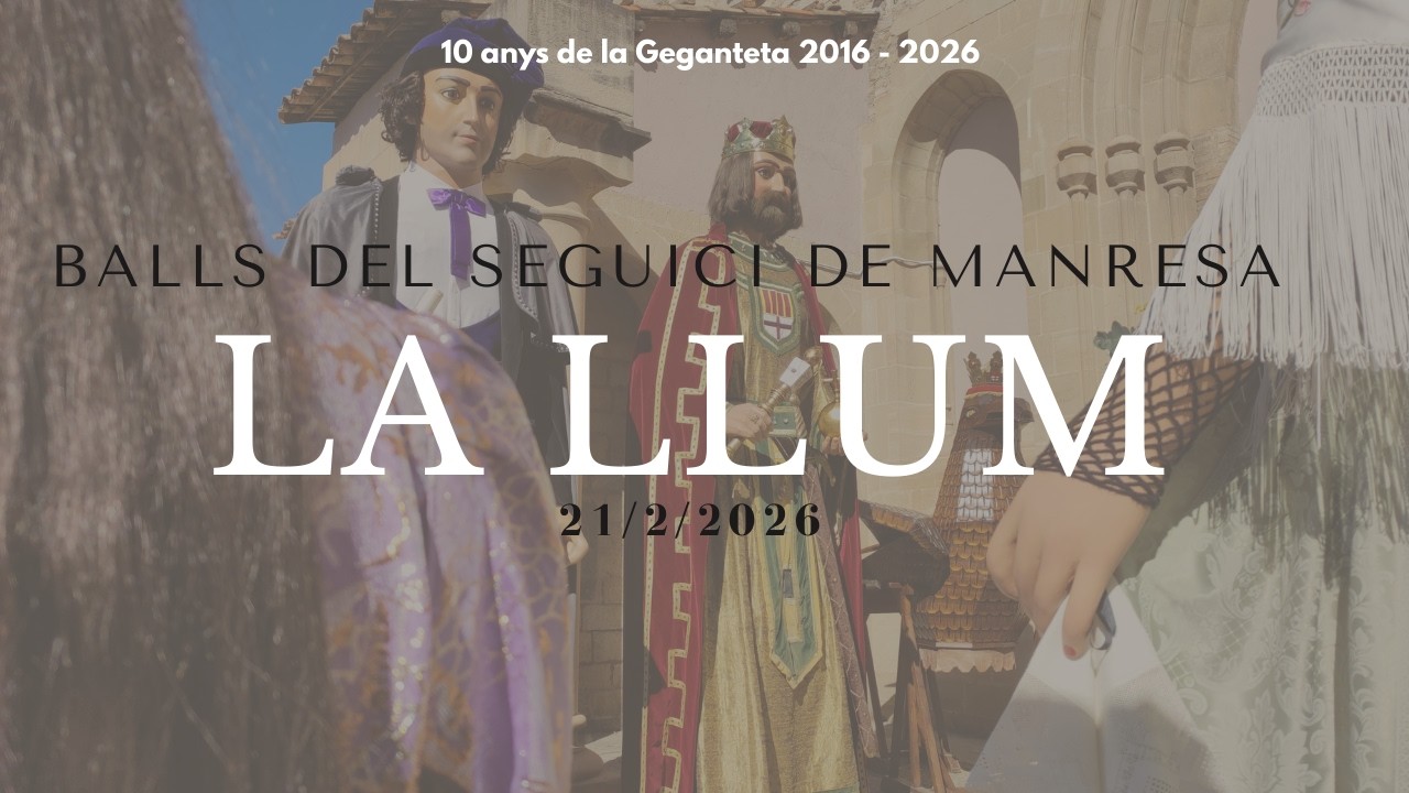 Balla dels ELEMENTS del seguici festiu de MANRESA (FESTES DE LA LLUM 2026).