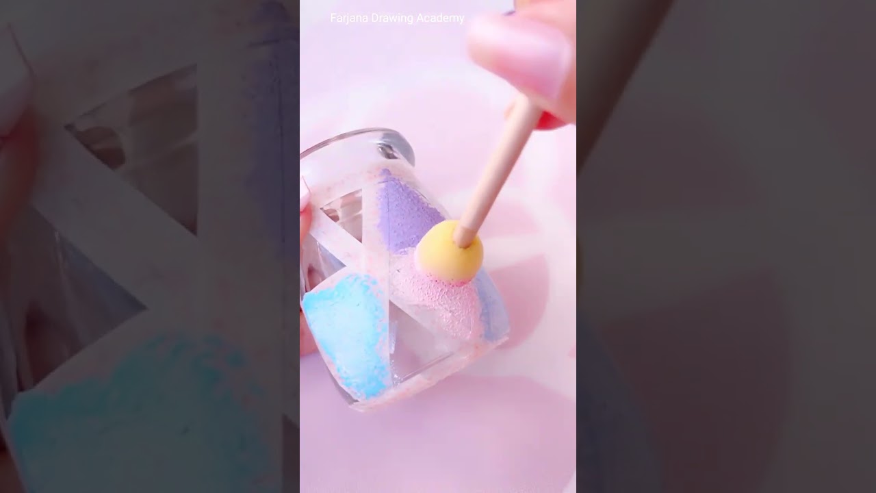 Painting on Glass Jar #decorating  #CreativeArt #Satisfying