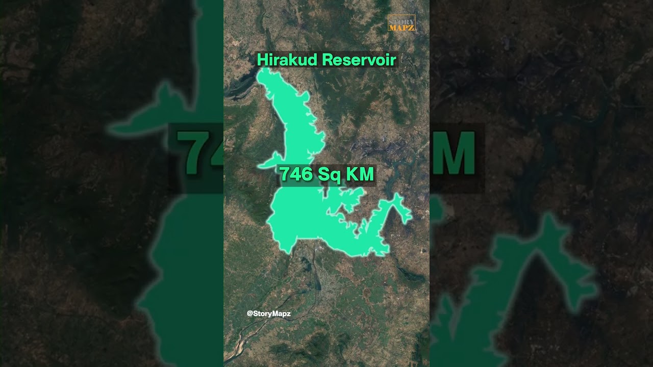 World's Longest Dam in India: The Hirakud Dam [Mapchic]