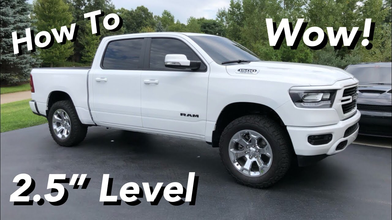 2019 RAM 1500 LEVELING KIT INSTALL! (2.5