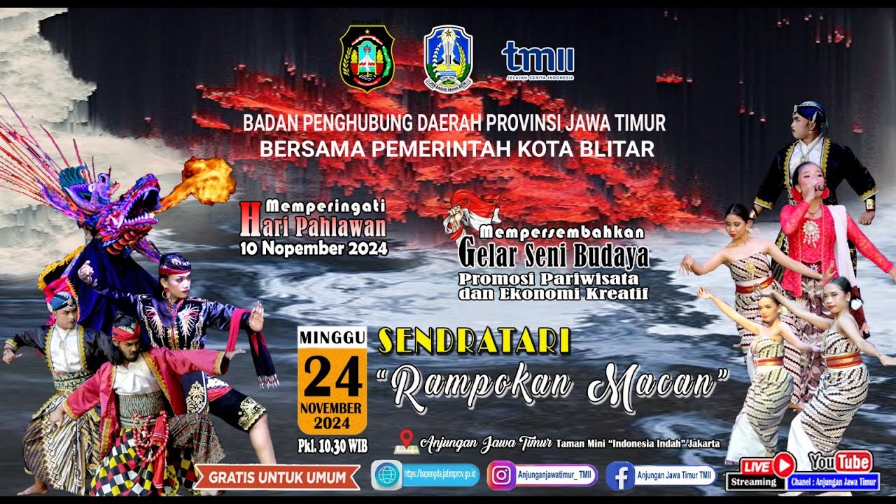 Gelar Seni Budaya, Promosi Pariwisata dan Ekonomi Kreatif Sendratari 