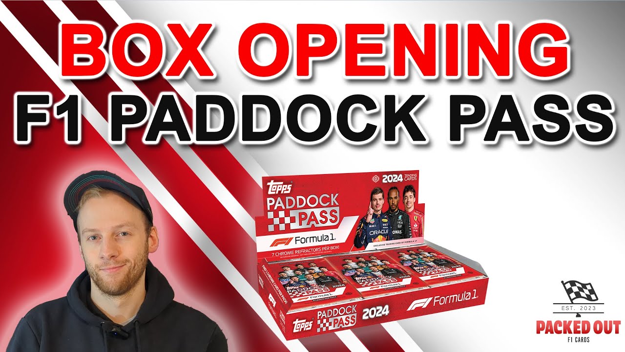 FIRST BOX OPENING OF PADDOCK PASS F1! AUTOGRAPH PULLED!