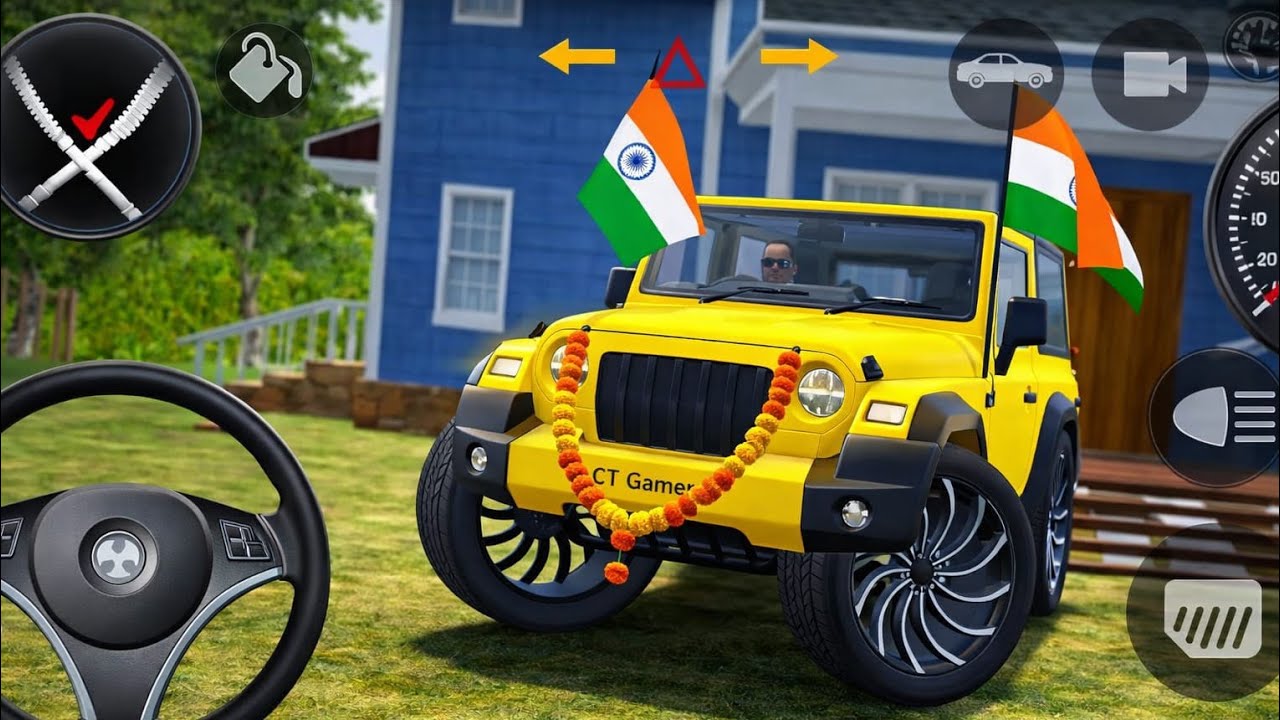 Modified Mahindra Thar😈Games:Indian Green Thar (Gadi Wala Games) Car Game Android Game - #2026