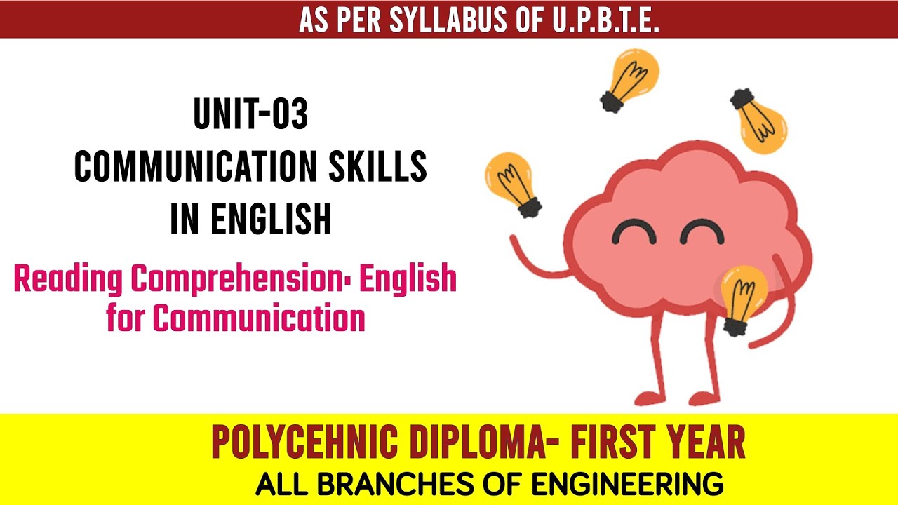 15 - COMMUNICATION SKILLS IN ENGLISH   COMPREHENSION #trending #communicationskills #comprehension