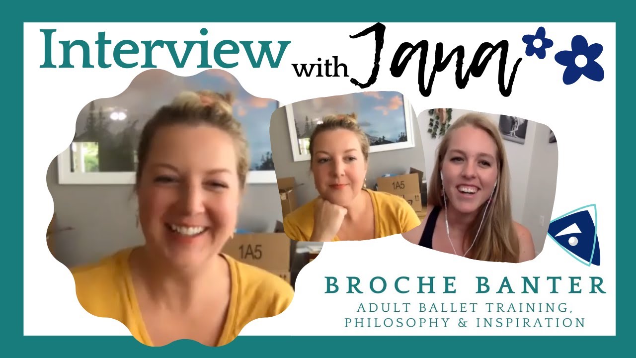 Broche Banter 25 - Jana from Ballerinas by Night | Broche Ballet Podcast