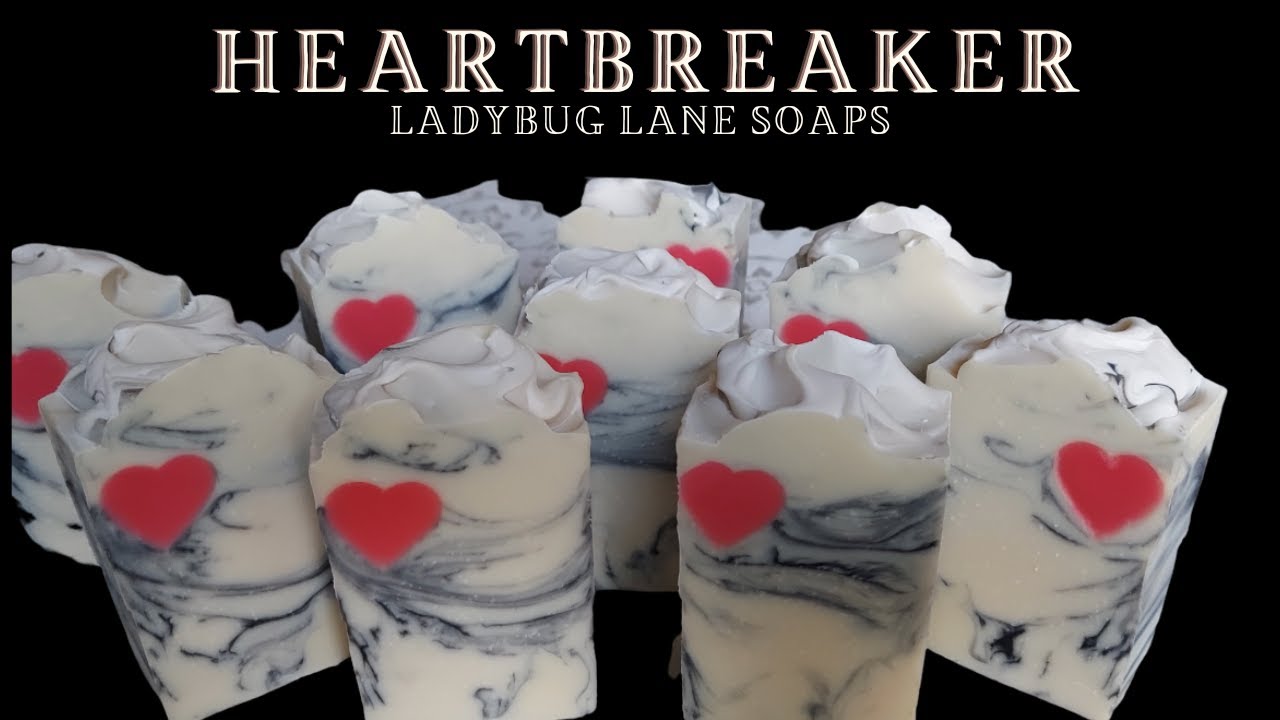 HEARTBREAKER | In The Pot Swirl | Ladybug Lane Soaps