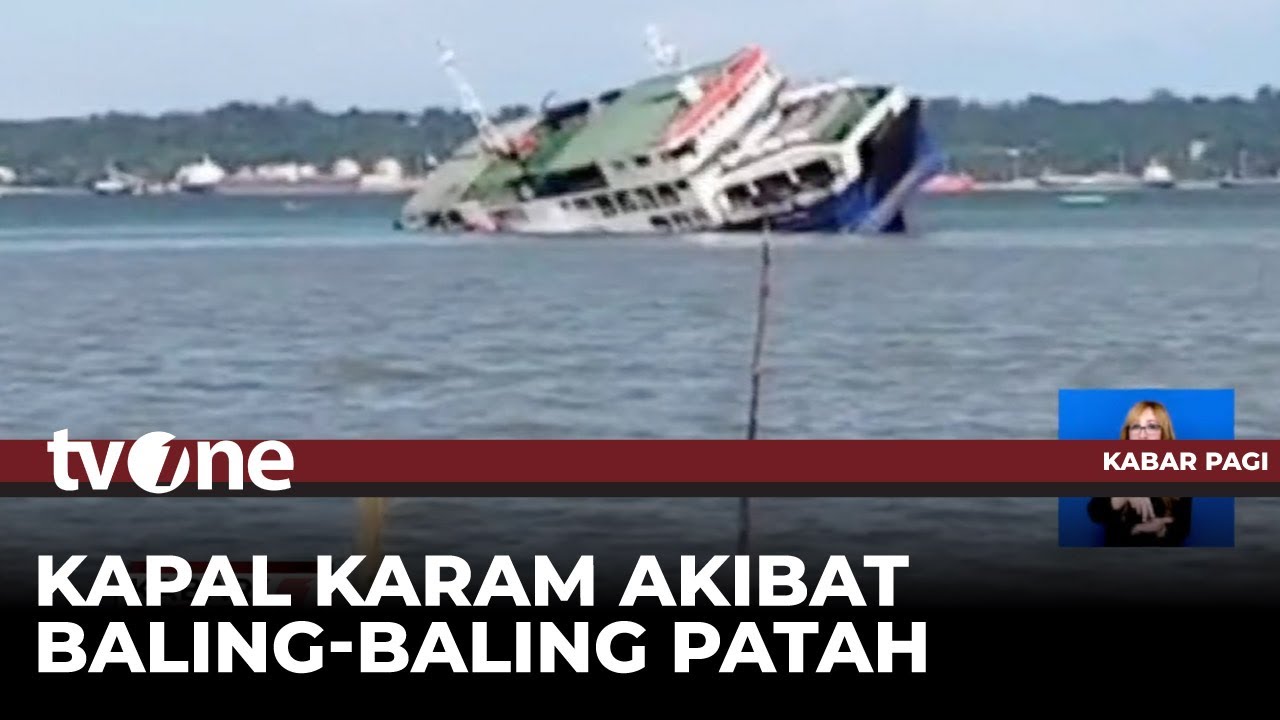 Detik-detik Kapal Karam di Perairan Penajam Paser Utara | Kabar Pagi tvOne