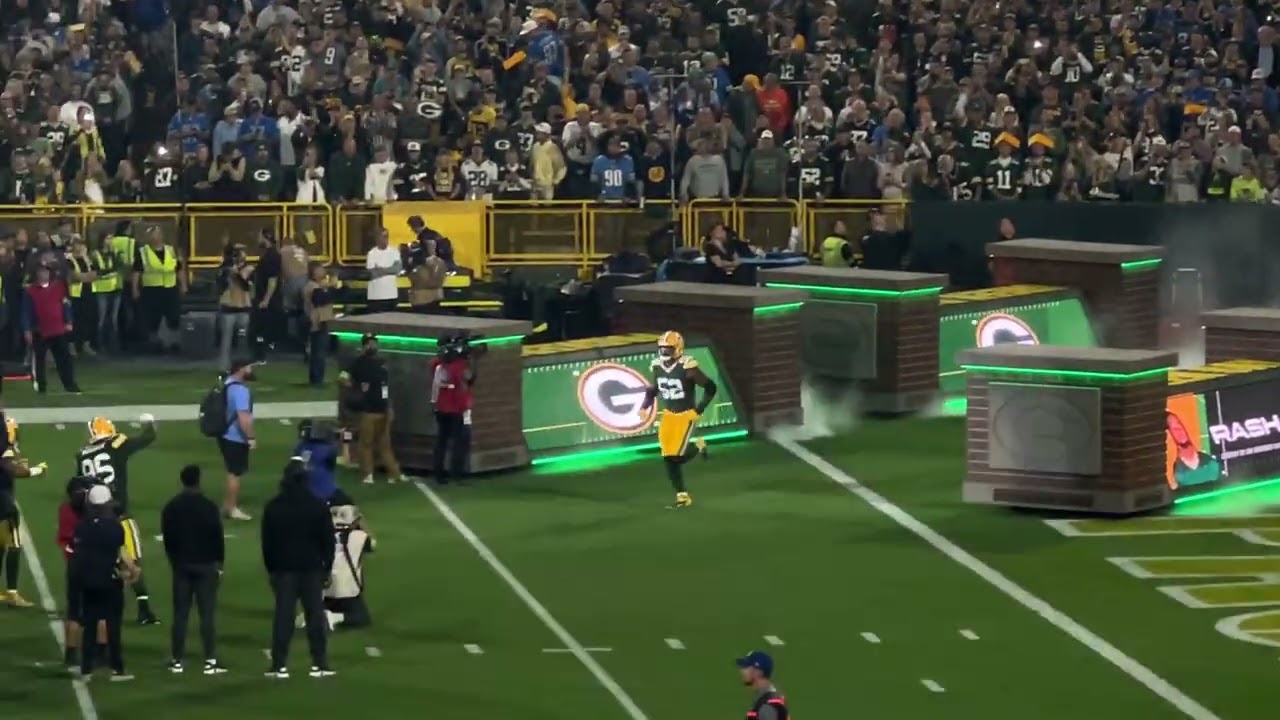 Green Bay Packers Pregame Festivities for the Thursday Night Football game at Lambeau Field 9/28/23