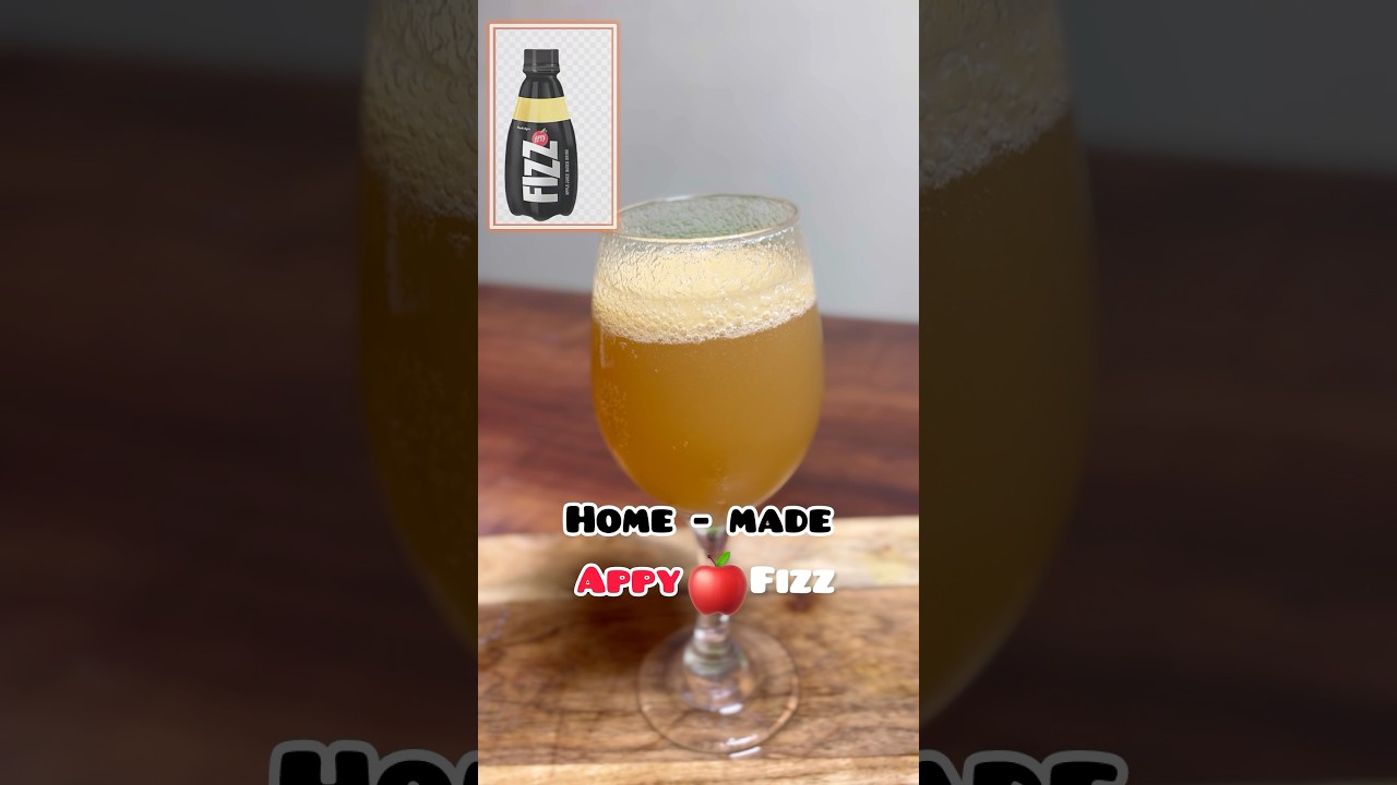 Home-Made Appy Fizz #youtubeshorts #juicerecipe #itseasy&yummycooking