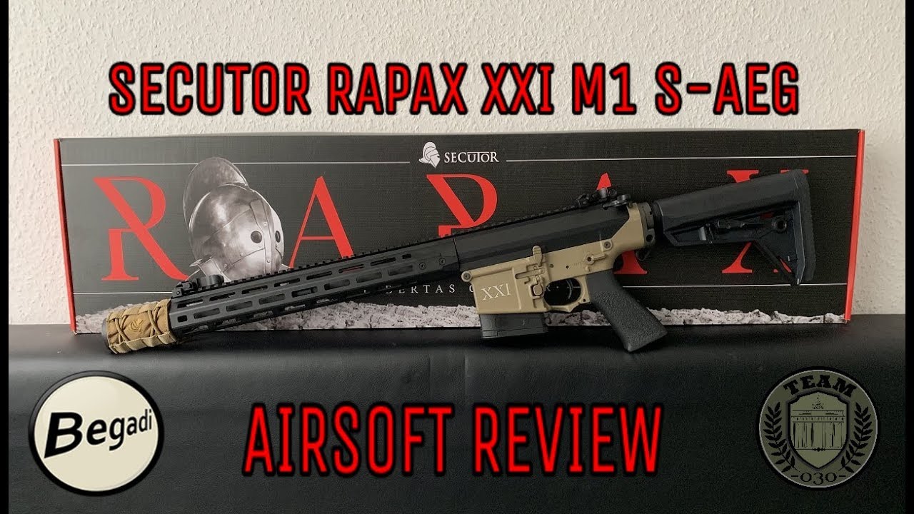 [REVIEW] ARES/SECUTOR RAPAX XXI M1 S-AEG Airsoft Review by TEAM-030- AIRSOFT