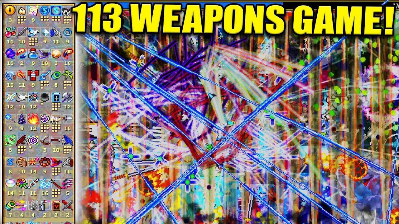 ALL 113 Weapons In ONE Game - Vampire Survivors Modded