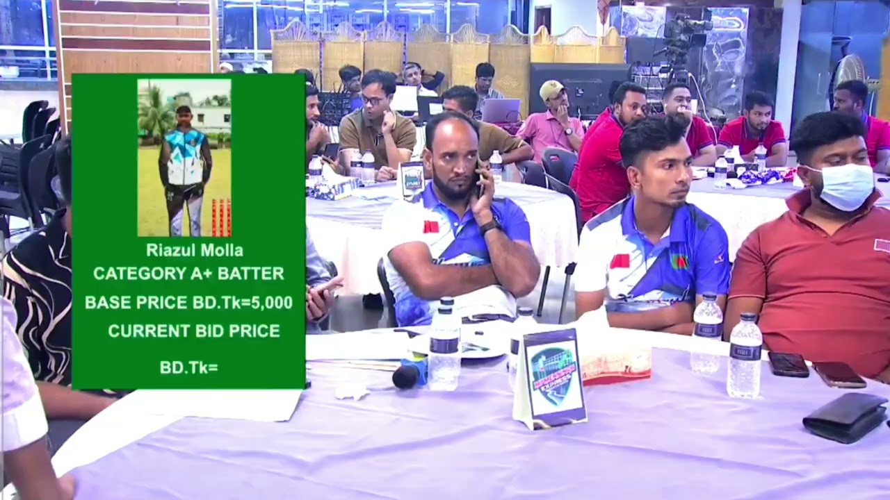 Tape Ball BPL - 2025 🏏 Player Draft ➡️ Riazul Molla power of Manikganj Sold Out ✅