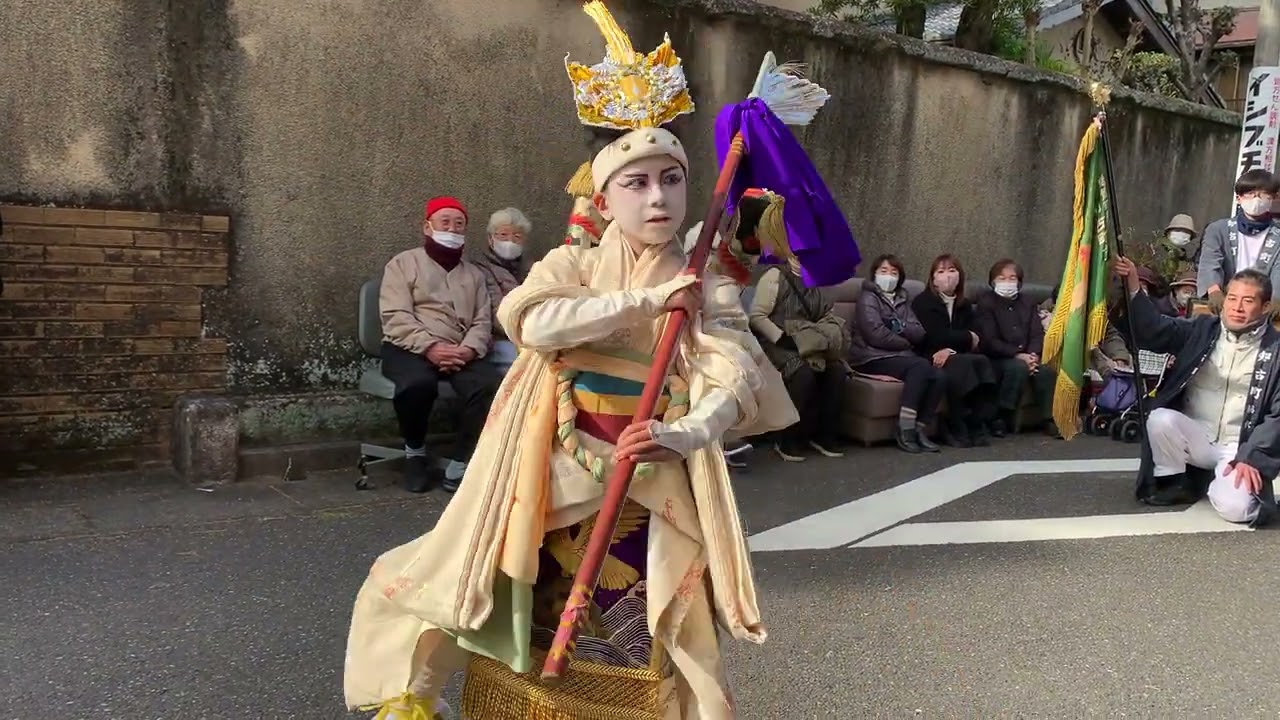 尾鷲神社例大祭二番祷 知古町 長刀振り 2026.2.5 ＃ヤーヤ祭り