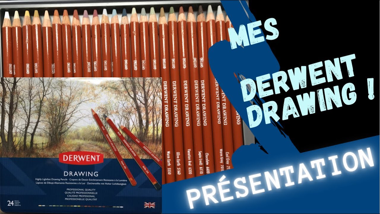 [Coloriage] DERWENT DRAWING, présentation et tests❣️