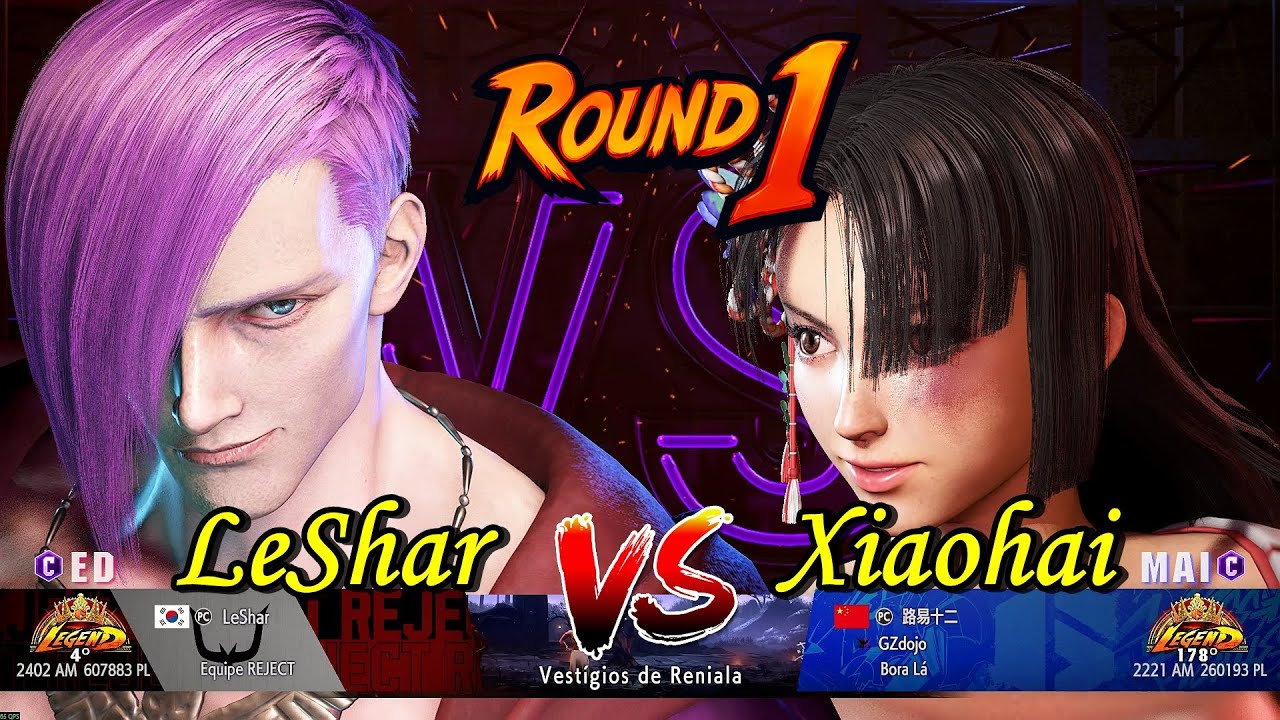 LeShar (Ed) VS (Mai) Xiaohai - Street Fighter 6 - High Level Gameplay