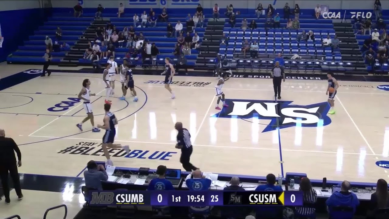 Cal State Monterey Bay vs Cal State San Marcos - Men's Basketball | CCAA Highlights