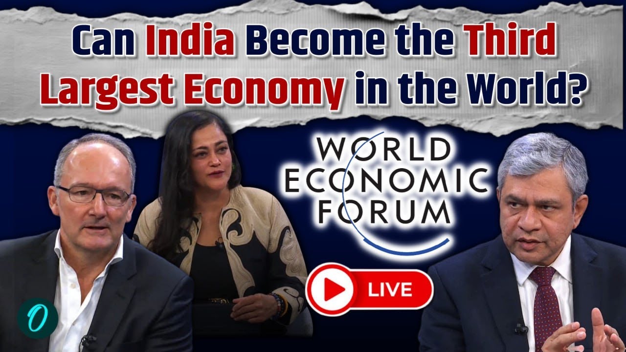 LIVE: Can India Become the Third Largest Economy in the World? | World Economic Forum LIVE