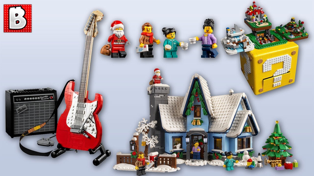 LEGO Fender Stratocaster, Santa's Visit, Mario Question Mark Block on the Way! | LEGO News