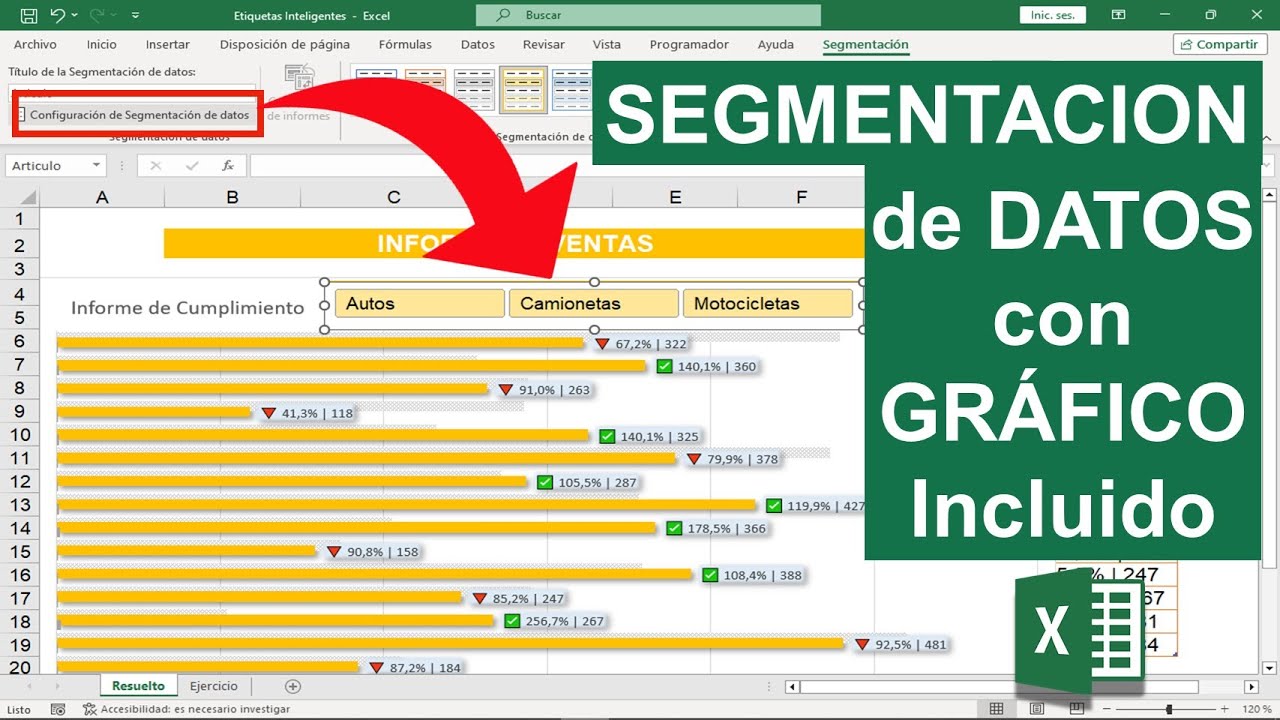 Cómo Hacer un Gráfico con ETIQUETAS INTELIGENTES en Excel