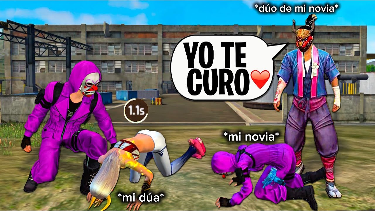 INVITAMOS A NUESTROS DÚOS  PARA JUGAR una PARTIDA JUNTOS 😂 *salio mal* FREE FIRE