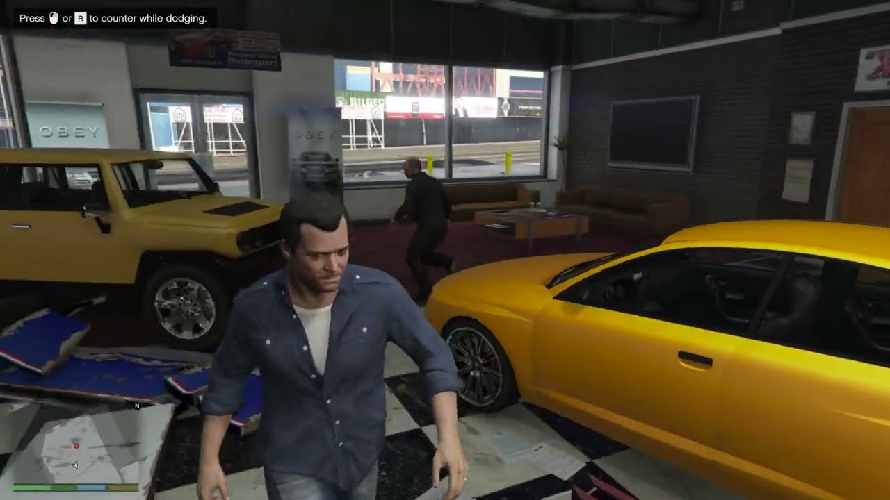 Michael beats up Simeon - GTA 5