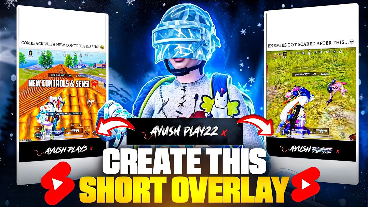 Pubg/Bgmi Short Video  Overlay Tutorial 🔥 #pubg #bgmi