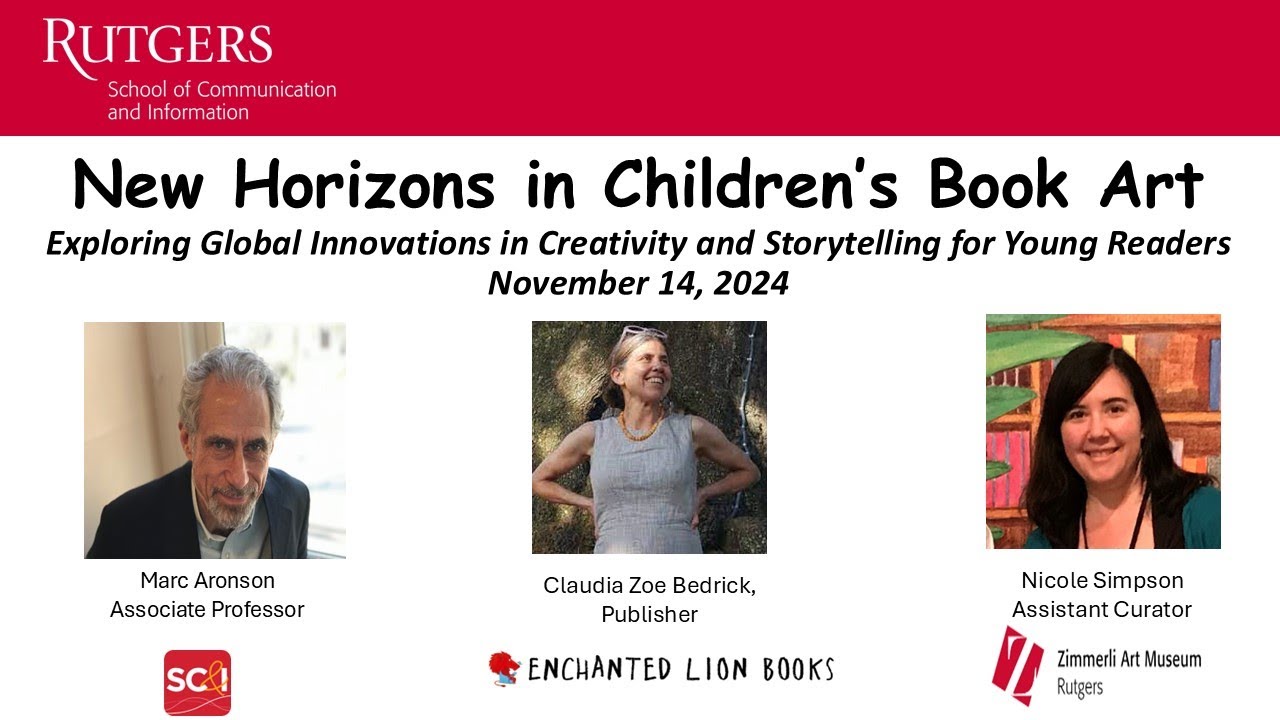 MI Colloquium (Nov 14, 2024) - New Horizons in Children's Book Art