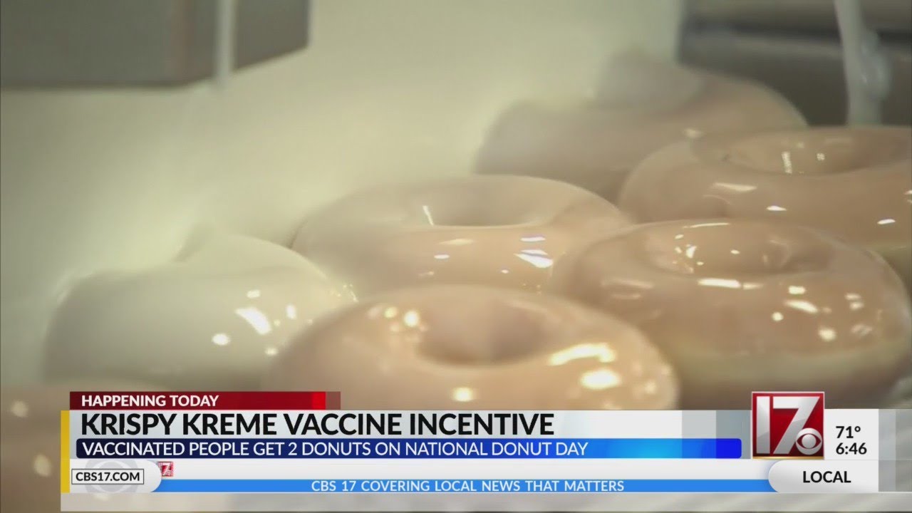 Krispy Kreme 2 free doughnuts for National Doughnut Day