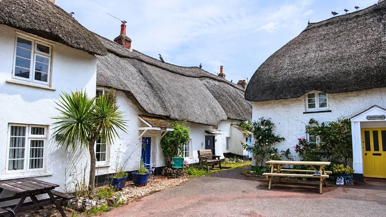 Hope Cove Seaside Village, English Countryside 4K