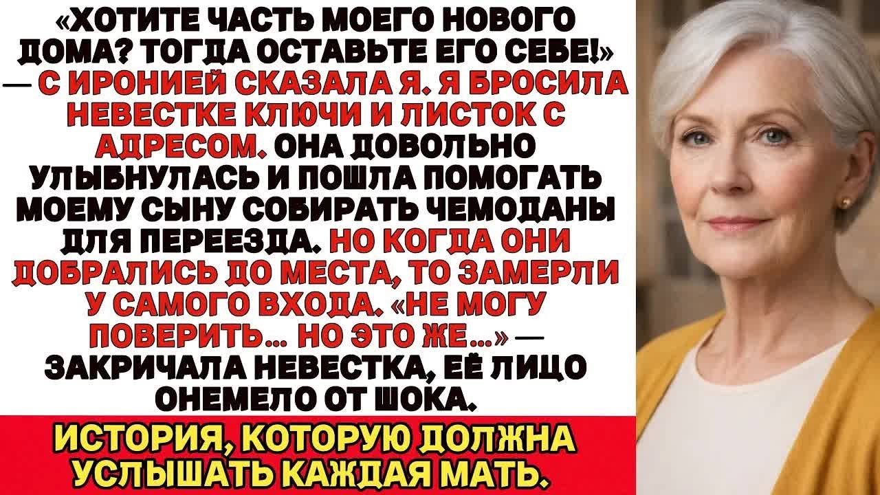 Невестка Явилась с Чемоданами Заселяться — Но Окаменела у Порога