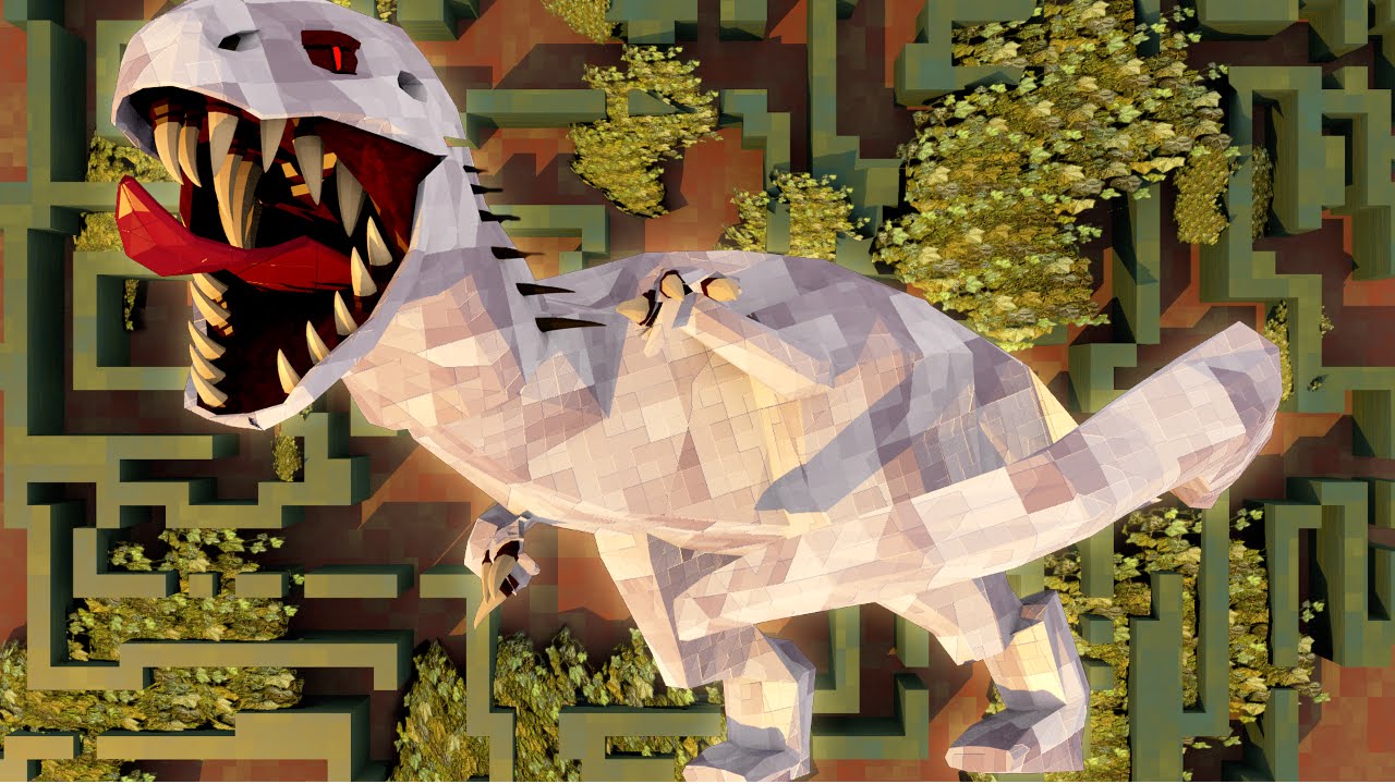 Minecraft | MURDER MAZE CHALENGE - Indominous Rex Escapes! (Jurassic Park Dinosaurs)