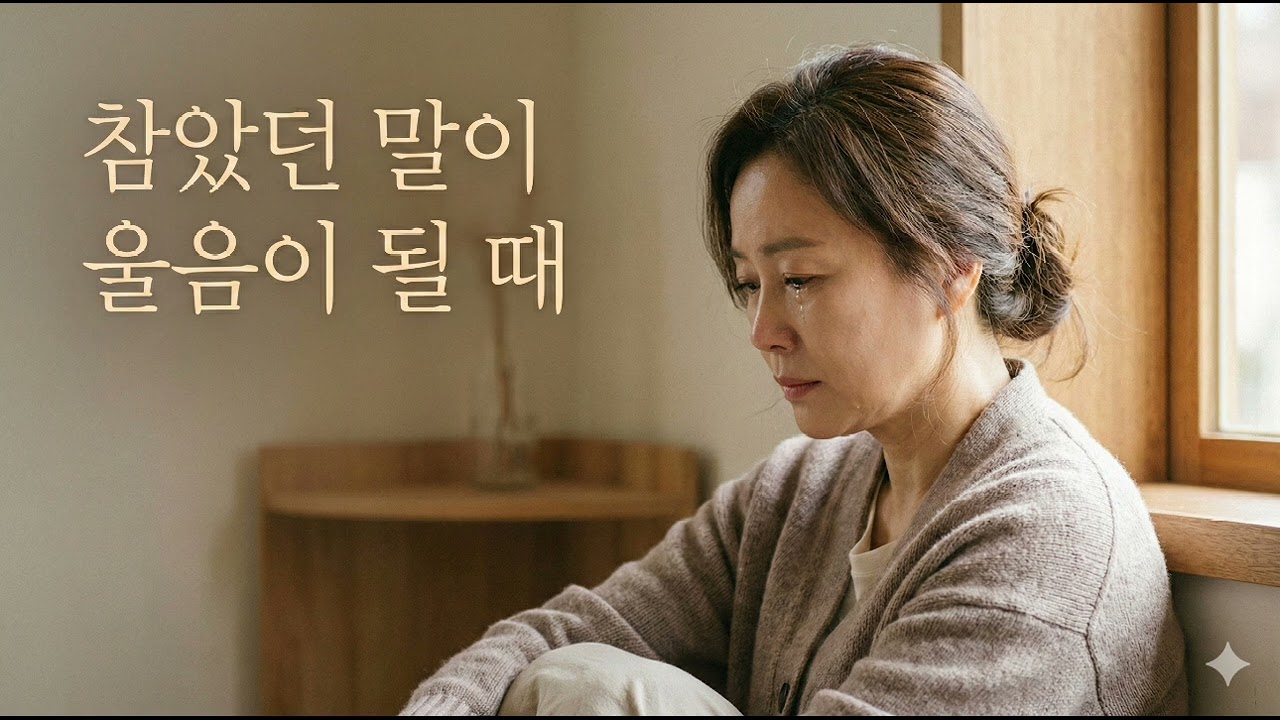 “괜찮다”는 말이 제일 아플 때 | 감성 음악