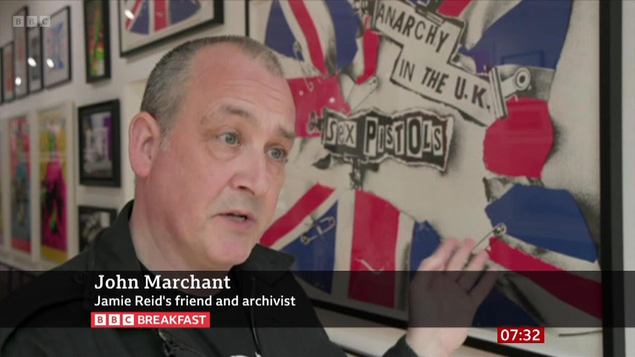 John Marchant ('A Lifetime Of Radical Gestures' Jamie Reid Gallery) On BBC Breakfast [27.04.2024]