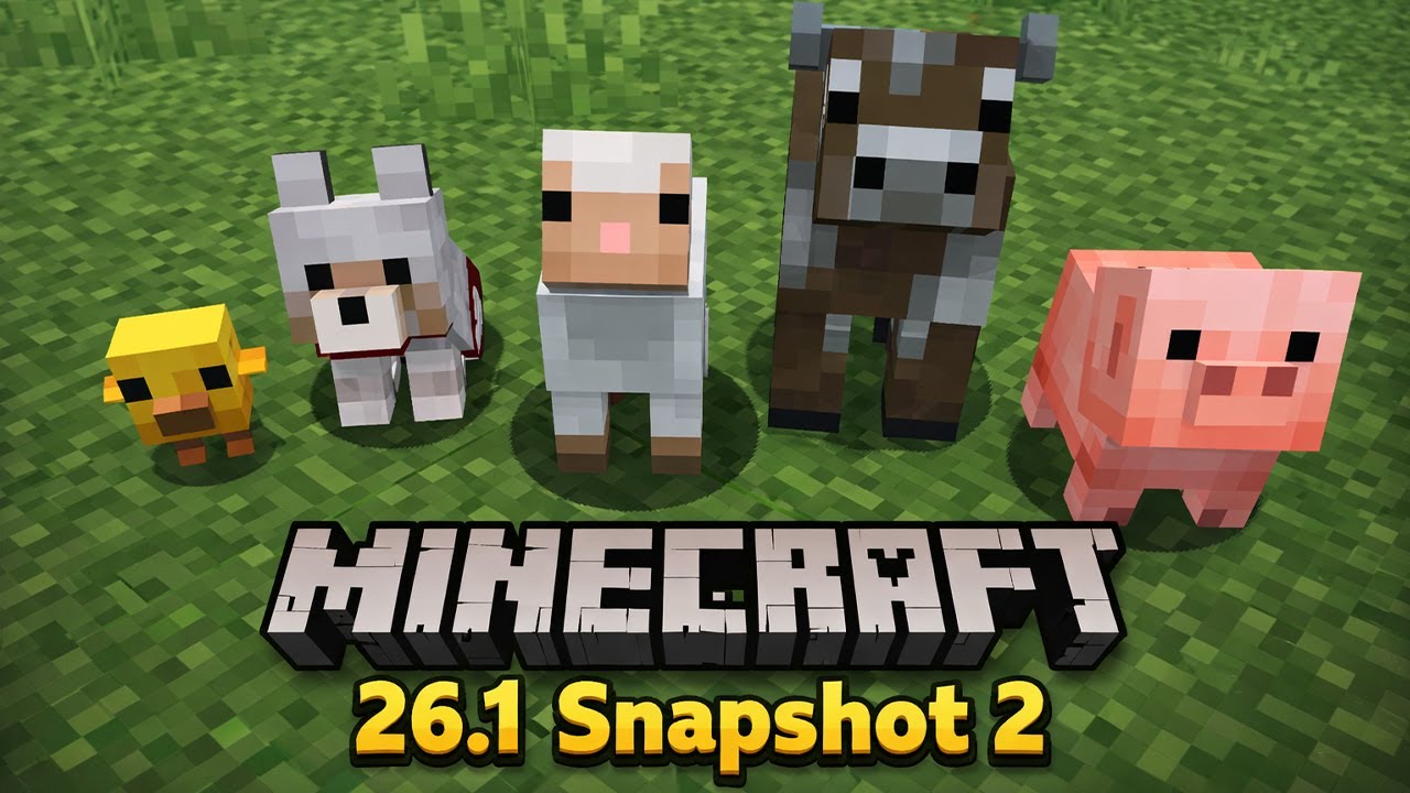 В Minecraft появились невероятно милые детеныши животных...